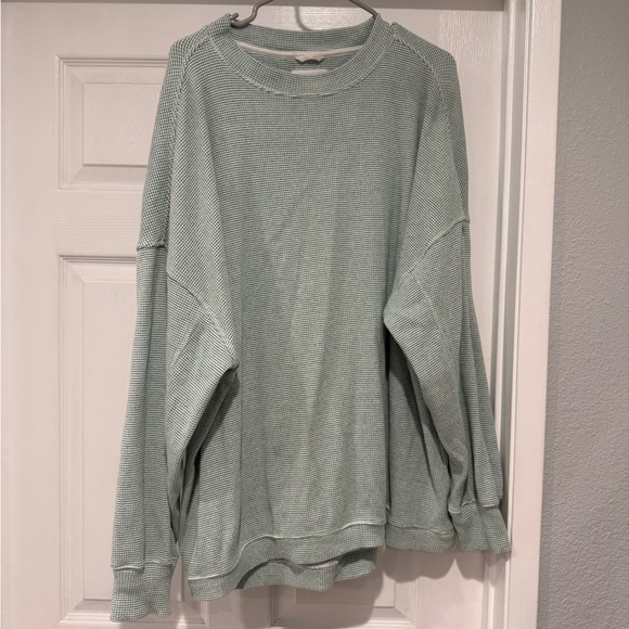 aerie Sweaters - Aerie  Green Crewneck Sweater